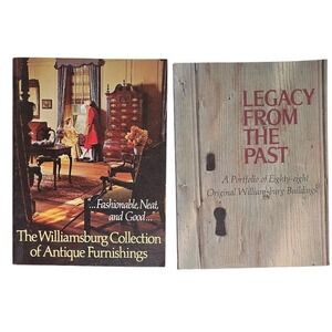 historical WILLIAMSBURG book architecture buildings antique furnishing reference